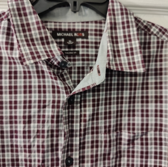 Michal Kors Men's Striped Long Sleeve Shirt Size XL - Picture 3 of 5